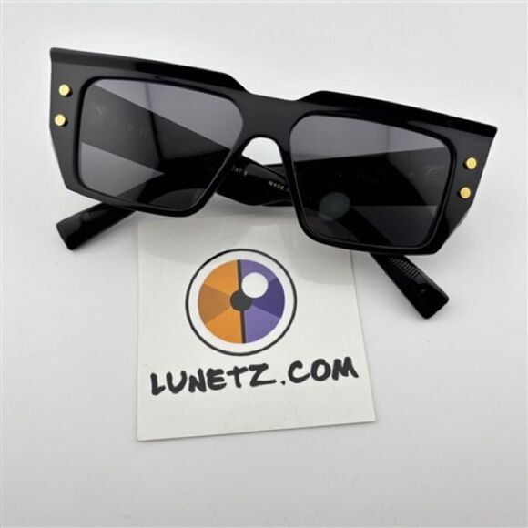 Balmain B VI Black and Gold Sunglasses - Picture 2 of 3